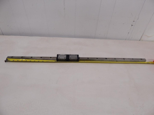 Lot of 2 NSK LH20 Bearings W/ 36 In Rail T92605 For Sale