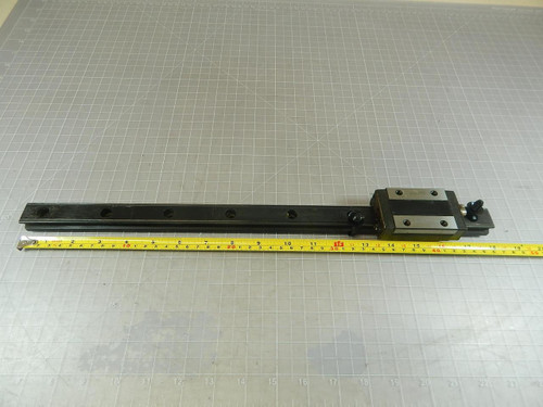 THK SR25W, Y5J233 Bearing w/ 18 In Rail T97714 For Sale