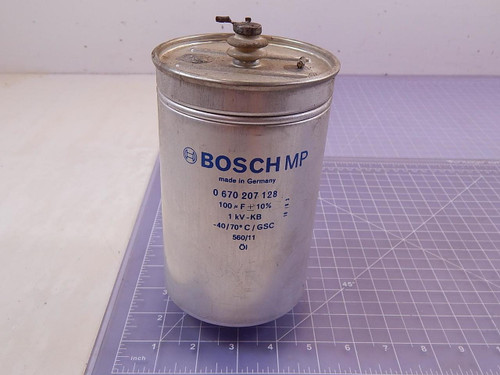 Bosch 0 670 207 128 Capacitor 100 uF +-10 % -40/70 ºC For Sale
