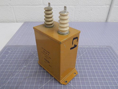 Leclanche LTD 1000-GJ-050 Capacitor 0.5 uF Un 10 kVDC / 1.6 kVAC Ut 25 kVDC T101158 For Sale