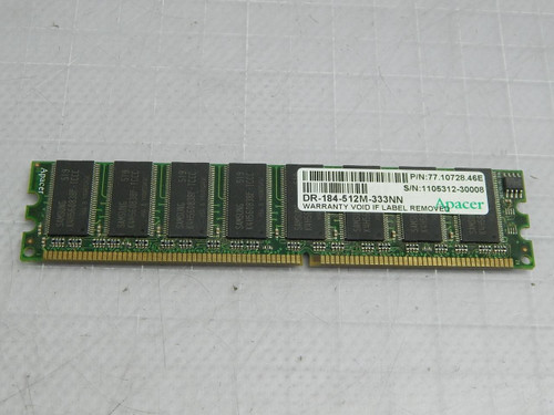 APACER DR-184-512M-333NN 77.10728-46E MEMORY BOARD T103259