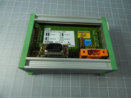 Siemens Adressierung S50, 0032 96 99-05 AG PLEA 1 Control Unit / Cutter Tape T105166 For Sale