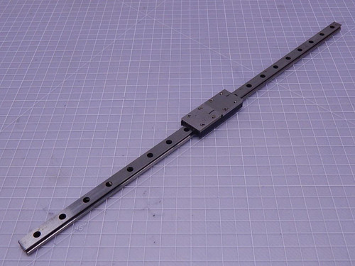 Lot of 2 FZC091 Bearing Sliders w/ 19 In Slide Rail T108988 For Sale