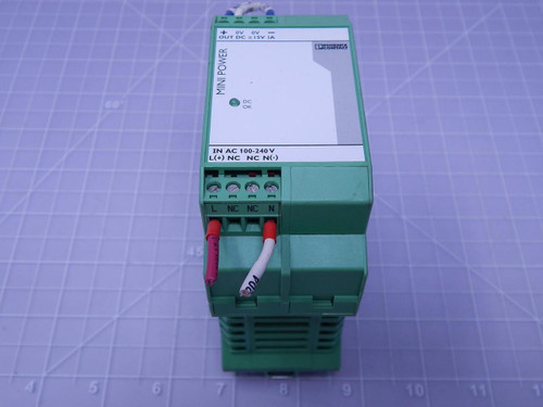 Phoenix Contact MINI-PS-100-240AC/2X15DC/1 Primary-Switched MINI POWER Power Supply T113972 For Sale