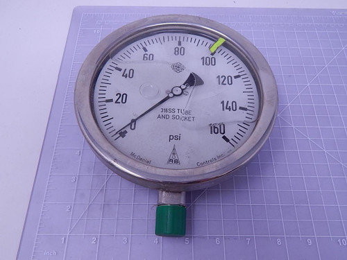McDaniel Controls AB50203 Pressure Gauge T115424 For Sale