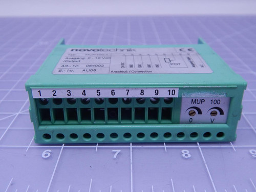 Novotechnik MUP100-1 Signal Conditioner T115054 For Sale