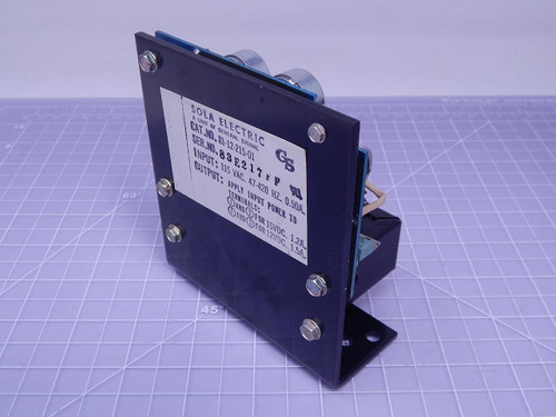 Sola Electric 81-12-215-01 Power Supply T117211 For Sale