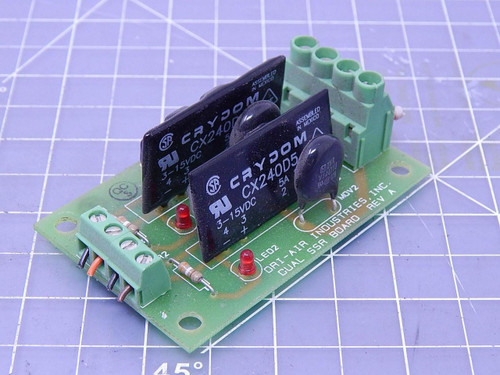 Dri-Air A03400-0438, REV A Dual SSR Board T107458 For Sale