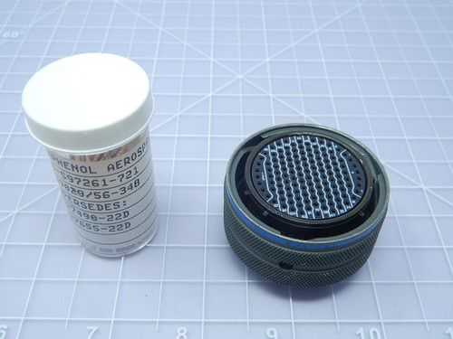 Amphenol JMS27467T25B35S, H9821-135 Circular MIL Spec Connector w/ Contacts T107308 For Sale