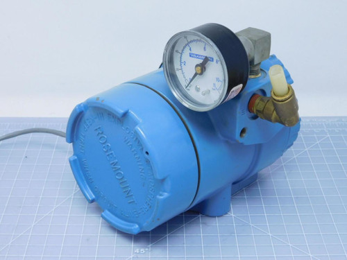 Rosemount 3311DS1H1B1 Current to Pressure Transducer 3-15 PSI Out T118172 For Sale