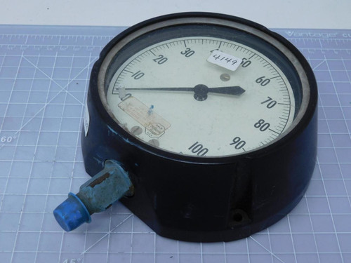 ACCO 2274-0 Helicoid Pressure Gauge 0-100 PSI T121245 For Sale