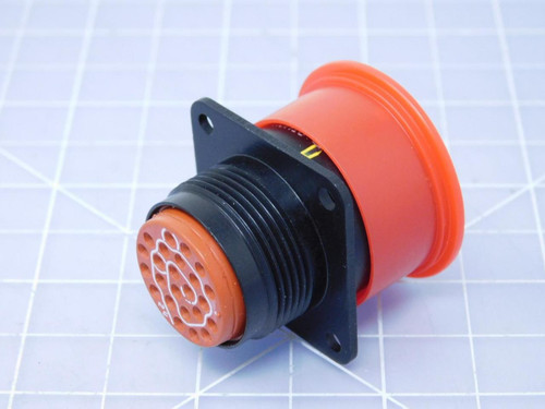 Cinch C48-10R16Y24P6-402 Circular MIL Spec Connector 26500 24C 24#20 P BY RECP WC T119547 For Sale