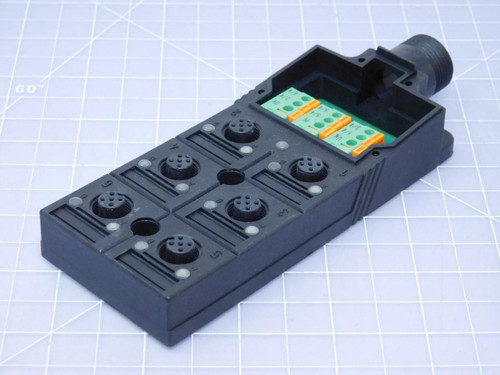 Eaton CBDR6PSC Connection block 6-way M12 PNP ferrule connection T119697 For Sale