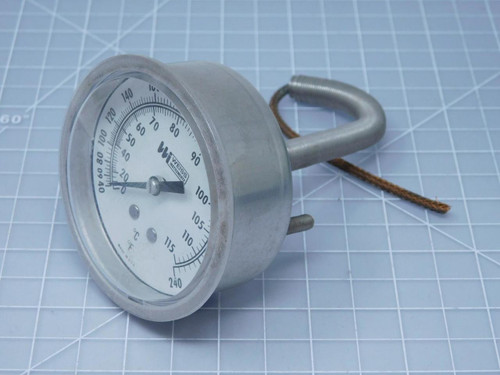 Weiss Instruments Thermometer Gauge 0-240 F T124935 For Sale Weiss Instruments Thermometer Gauge 0-240 F T124935 For Sale