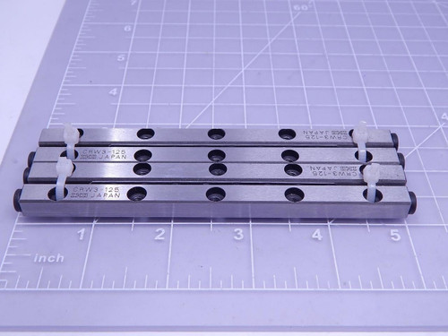 Lot of 2 IKO CRW3-125 Linear Motion Guide Crossed Roller Way 3mm x 125 mm T124585 For Sale