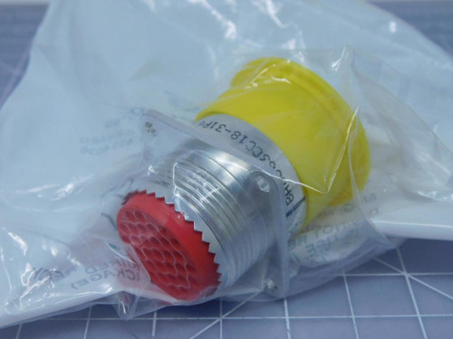RMS Connectors BACC63CC18-31P6H Circular MIL Spec Connector 26500 31 C 31# 20 P BY RECP LC T119468 For Sale