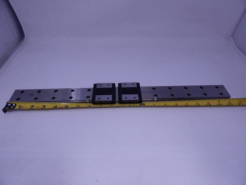 Lot of 2 THK RSR15WV Inner D 16mm x Outer D 60mm Width 55.5mm With 20" Rail T124589 For Sale
