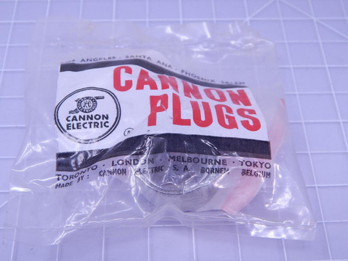 Lot of 18 Cannon Electric 15935-00-204-9006 Connector 1208-16. 3/8 T120439 For Sale