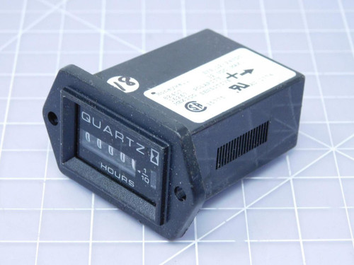 Honeywell 82407 Quartz DC Hour Meter SYS.12-24 VDC 32 VDC Max T124598 For Sale