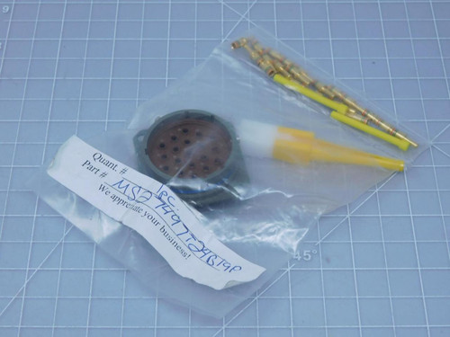 MS27497T24B19P Circular MIL Spec Connector RECPT 19P SZ 24 PIN T126920 For Sale