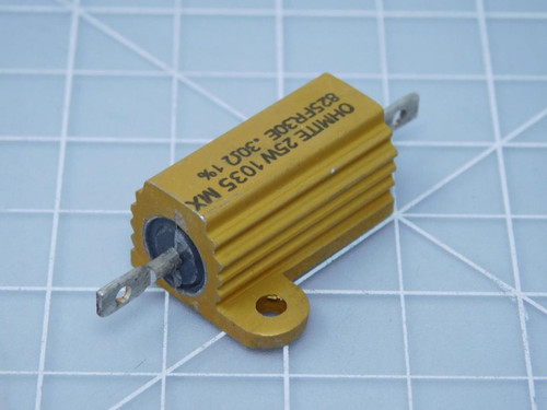 Ohmite 825FR30E Resister Wirewound 0.3 Ohm 1% 25W ±90ppm/C T126238 For Sale