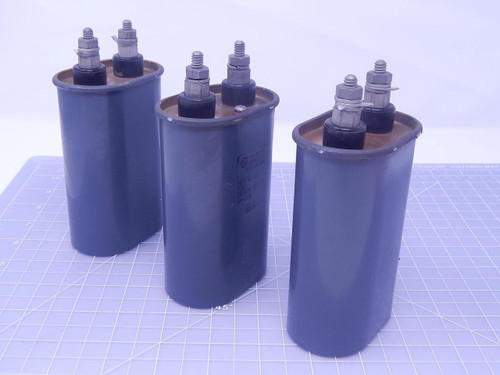 Lot of 3 GE 26F6743 Capacitors 2.0 uF 1500 VPK 10 KHz +-10 % T129315 For Sale