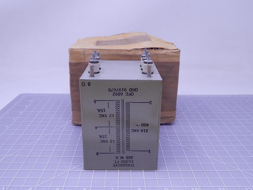 TF4SX02YY 5950-00-812-1138 355 W.V Transformer 10,000 Ft OFC 6892 T125328 For Sale TF4SX02YY 5950-00-812-1138 355 W.V Transformer 10,000 Ft OFC 6892 T125328 For Sale