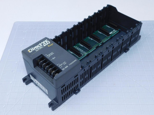 PLC Direct D2-06B 6 Slot Internal Base 110/220 VAC T125455 For Sale