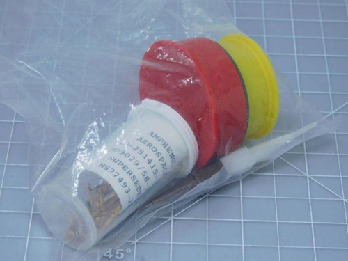 Lot of 2 Amphenol MS27473T24B2PB Circular MIL Spec Connector 100P 24 SIZE T126849 For Sale