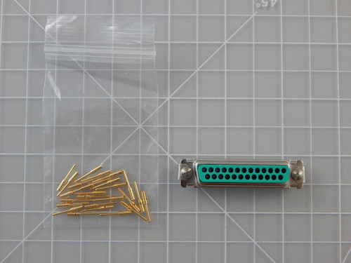 Positronic RD25M100E2S/AA 1018124-1-1   STD Density Male D-sub Removable Crimp 25 Pins For Sale