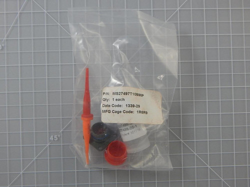 Amphenol MS27497T10B98P    Conn MIL-DTL-38999 Circular PIN 6 POS Crimp ST Wall Mount 6 Terminal 1 Port For Sale