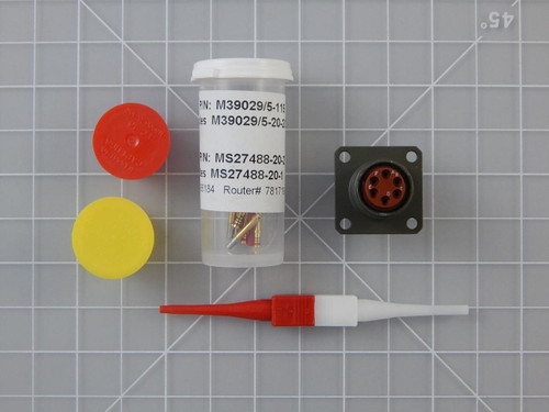 MS3470W10-6S    6 (Power) Position Circular Connector Receptacle, Female Sockets Crimp Gold For Sale