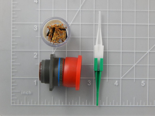ICC Aero D38999/20WD35PN    Circular MIL Spec Connector RCPT 37 POS SHELL SIZE:15 w/ Circular MIL Spec Contacts For Sale