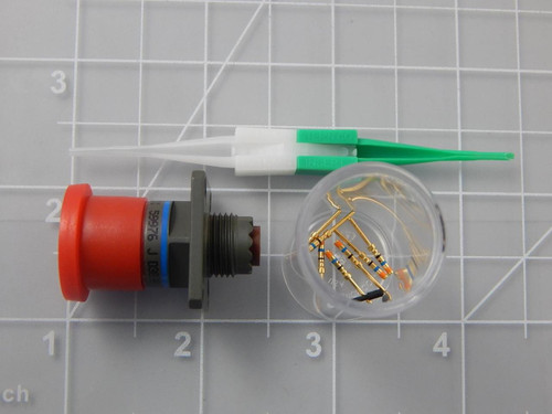 ICC D38999/20WA35PN 901-172-126-103   Circular MIL Spec Connector 6 P Size 9 Recpt Pin Cont w/ Circular MIL Spec Contacts For Sale