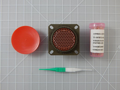 Amphenol D38999/20WJ35SB 88-552009-35J   Circular MIL Spec Connector 128 P FM SZ 25 SKT w/ Circular MIL Spec Contacts For Sale