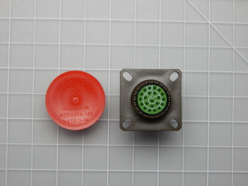 Souriau D38999/20JC35PN    Circular MIL Spec Connector 22 P Sz 13 Wall Mount Recpt Pin Cont For Sale