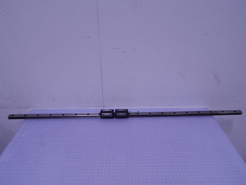 THK SR20    Linear Bearings w/ 44 3/4 In Rail ( 2 bearings) For Sale