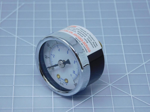 102D-158F PIC Gauge Dry Filled Utility Center Back Mount Pressure T126012 For Sale