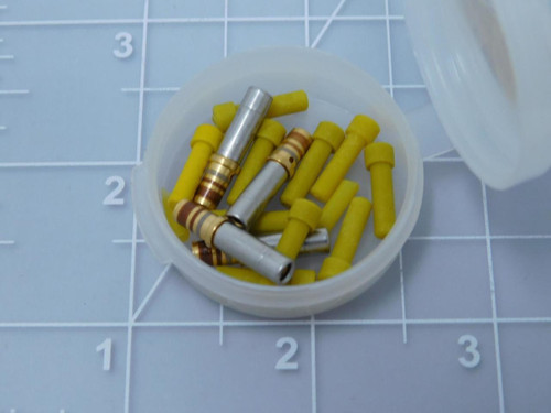 Lot of 2 Amphenol STI80-20B Circular MIL Spec Contacts Pin T127105 For Sale