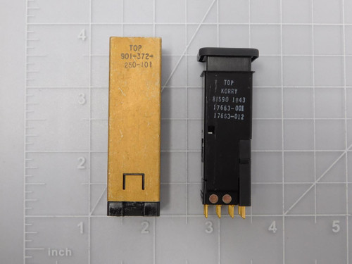 Korry 901-372-250-101 81590 1843   Push-Lighted Switch For Sale
