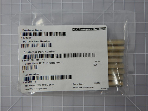Lot of 8 Fitz ST4M138-04-44    Spacers For Sale