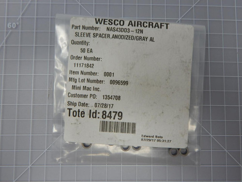 Lot of 49 Mini Mac NAS43DD3-12N    Spacers For Sale