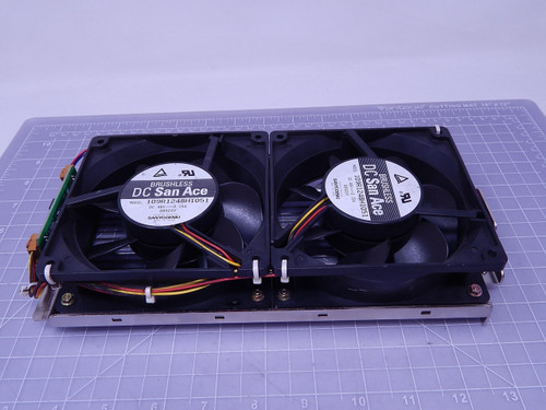 Lot of 2 Sanyo Denki 109R1248H1051    Brushless DC San Ace Fans 48 VDC 0.15 A For Sale
