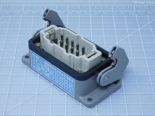 Harting HS12    10-Pin Male Insert For Sale