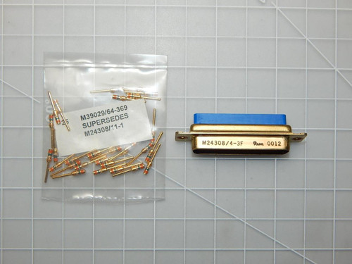 M24308/4-3F    D Sub Connector w/ Contacts For Sale