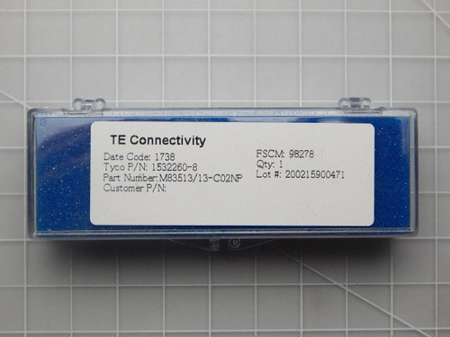 TE Connectivity M83513/13-C02NP 1532260-8   D-Sub Mil Spec Connector MICRO DCON REC 21 CNT .140 In PC TAIL For Sale