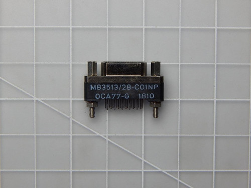 M83513/28-C01NP    D-Sub Mil Spec Connector MICRO CBS DCON PLG 21 CNT .109 In TAIL For Sale