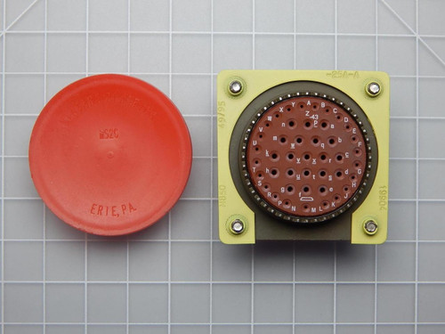Amphenol D38999/20JJ43SN    Circular MIL Spec Connector 43 P WL mnt soc sz 25 For Sale