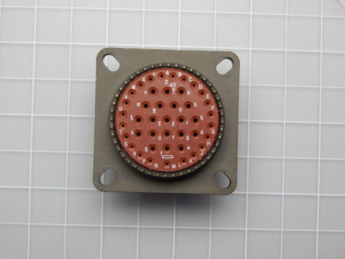 Amphenol D38999/20JJ43SN    Circular MIL Spec Connector 43 P WL mnt soc sz 25 For Sale