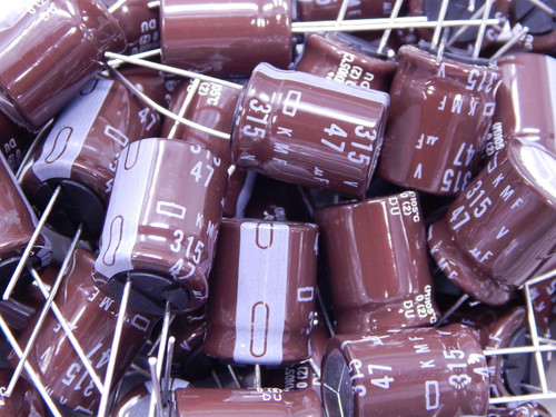 Lot of 500 Nippon Chemi-Con KMF 315 VB 47    Capacitors 315 V 47 uF For Sale